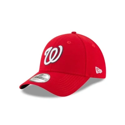 Image of New Era Washington Nationals 9forty Adjustable Cap MLB The League Red One Size