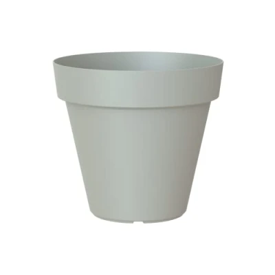 Image of Artevasi Capri, Round Plastic Pot, 40cm, Color: Light Grey