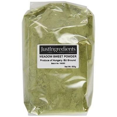 Image of JustIngredients Essentials Meadowsweet Powder, 500 g Pack of 2