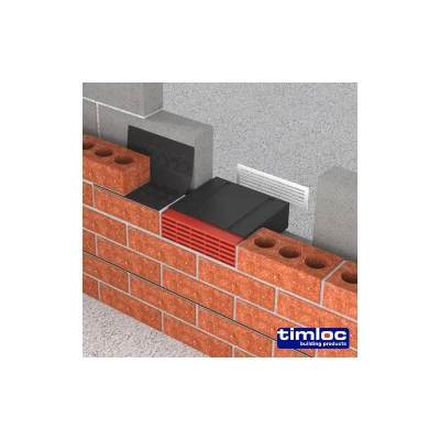 Image of 2x TIMCO Timloc Airbrick Plastic Blue/Black 1201Abbb LOC1201ABBB Pack of 20