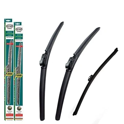 Image of Heyner Wiper Blades Fits VW T Roc 2022 on Hybrid Full Set Front Rear Wipers HH2619ST13G1
