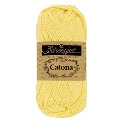 Image of Scheepjes Catona 403 Lemonade Yarn 1x25g