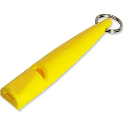 Image of Acme Model 211.5 Plastic Dog Whistle Yellow for Dogs 6 Pack