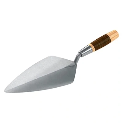 Image of Bon 72 545 Brick Trowel Forged 10 1/2 inch Nl Leather Handle