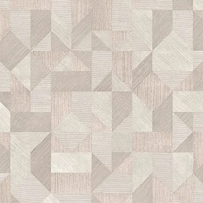 Image of Galerie BL22770 Botanica Cubics Wallpaper, Beige, 10.05m x 53cm