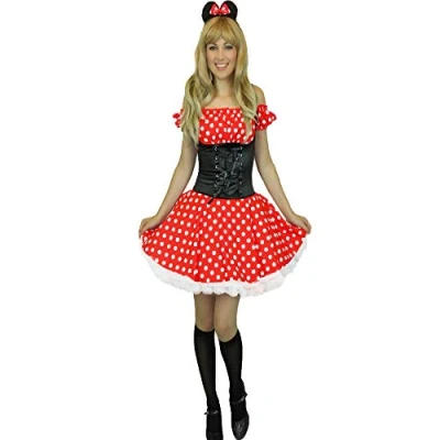 Image of Yummy Bee Mouse Costume Women Adult Halloween Fancy Dress Plus Size (6)