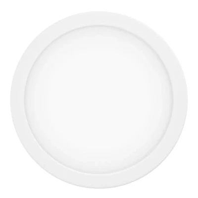 Image of Eglo Connect.z Smart Home LED Bathroom Spotlight Fueva Z, Flat spot Light for Ceiling, Ø 8.5 inches, ZigBee, app and Voice Control, Warm Cool White, dimmable, IP44
