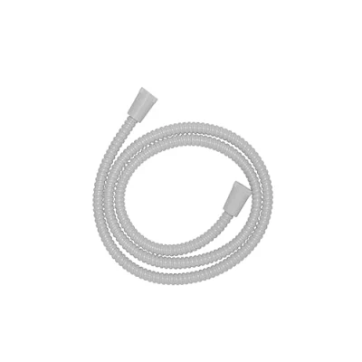 Image of Croydex AM169522 Essentials Reinforced PVC Shower Hose, White, 1.5 m
