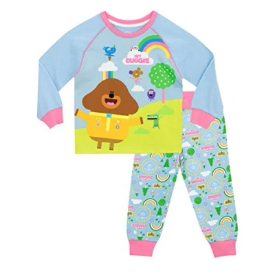 Image of Hey Duggee Girls Pyjamas, Multicoloured, 5 6 Years