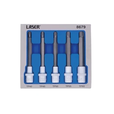 Image of Laser 8679 Long Series Torx Plus® Socket Bit Set 1/2 &quot;D 5pc