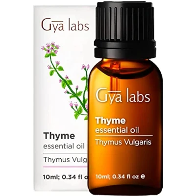 Image of Gya Labs Thyme Essential Oil for Hair Skin Diffuser &amp; Candle Making (10ml)