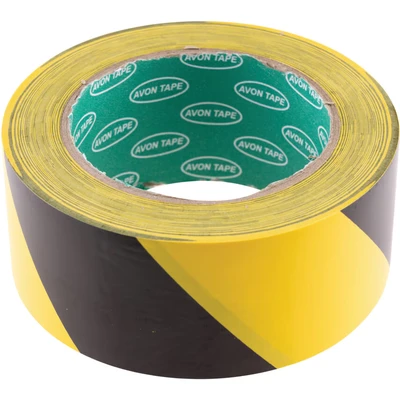 Image of Avon 50mm Yellow &amp; Black Hazard Marking Tape
