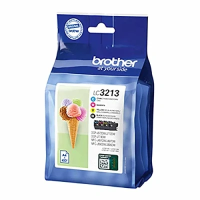 Image of Brother LC 3213VAL ink cartridge 4 pc(s) Original High (XL) Yield Black, Cyan, Magenta, Yellow