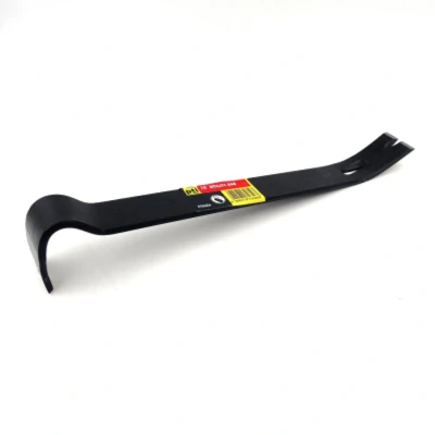 Image of PTI Pry bar Utility Crowbar Carbon Steel 15&quot; Nail Removing Tool Puller Floorboard Lifter Prybar Claw Wreaking