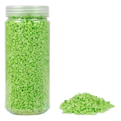 Image of Heku 30332 16 Decorative Granules Light Green 750 g in Resealable Tin, 750g