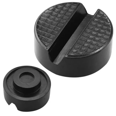 Image of Trolley Jack Rubber Pad,Car Pad Slotted Jacking Blocks Cars Repair Accessories Universal Floor Adapter for Jack, 65 * 33MM