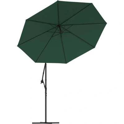 Image of vidaXL Replacement Fabric for Cantilever Umbrella Green 350 cm