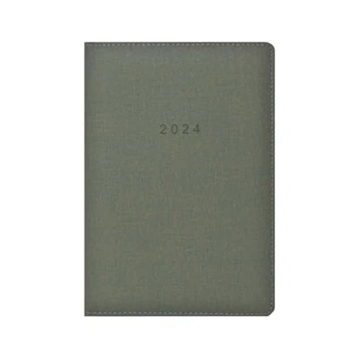 Image of 2024 Day A Page A5 Diary Vegan Friendly Padded Cover Organiser Planner (Pink)