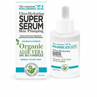 Image of HYALURONIC Acid Ultra Hydrating Super serum Organic Aloe Vera 30 ml