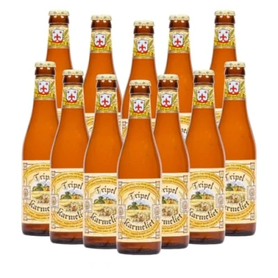 Image of Tripel Karmeliet Belgian Abbey Beer 330ml Bottles 8.4% ABV (12 Pack)