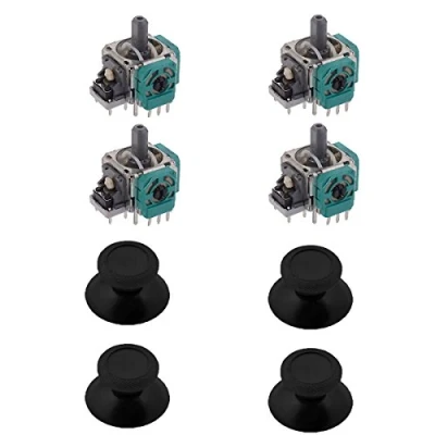 Image of 4Pcs 3D Controller Joystick Axis Analog Sensor Module &amp; 4 PcsThumbStick for Xbox One