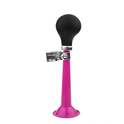 Image of Bike Hooter Horn, 2.2 Inch Bicycle Cycling Retro Air Horn Bell Bugle Squeeze Bulb (Color : Pink) Bicycles And Spare Parts