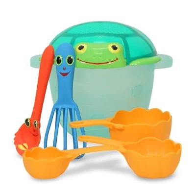 Image of Melissa &amp; DougSeaside Sidekicks Sand Baking Set.