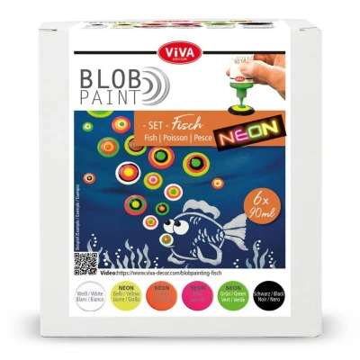 Image of Viva Decor Blob Paint Fish Set