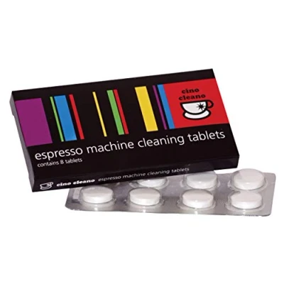 Image of Cino Cleano coffee machine Cleaning Tablets (8) by Cafetto Australia Compatible with home machines Espresso Safe for your and you