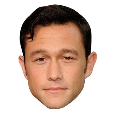 Image of FoxyPrinting Joseph Gordon Levitt Celebrity Cardboard Party Face Mask Fancy Dress