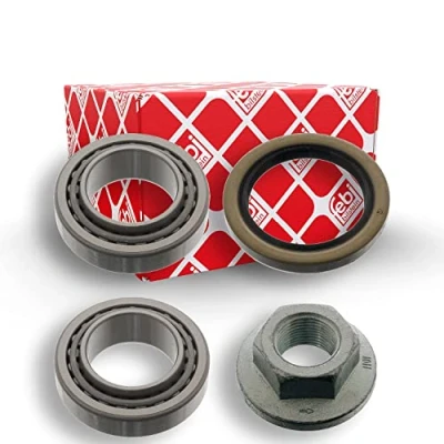Image of 5020654, 5030537 Wheel Bearing kit FEBI BILSTEIN 05408 Rear Axle Left with shaft seal 50mm Tapered Roller FORD: KA Hatchback, FIESTA 3