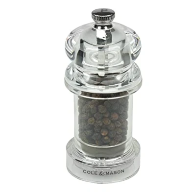 Image of 575 Acrylic Salt &amp; Pepper Mill 105mm / Clear