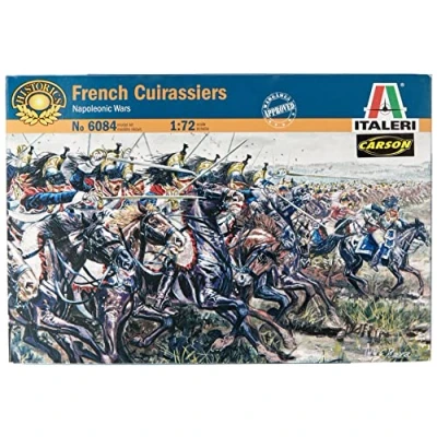 Image of Italeri ITA6084 Napoleon Kriege Franz Kürassiere Model kit, Brown