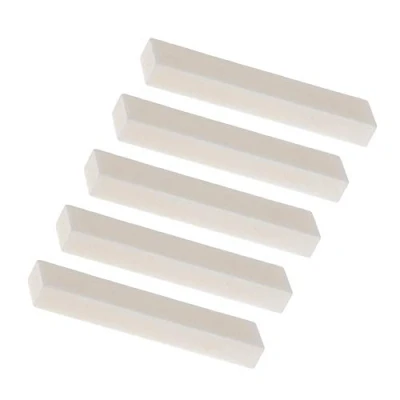Image of Alnicov Guitar Blank Bone Nut,5PCS DIY Nut for LP Folk Classical Electric Acoustic 52 x 10 6mm