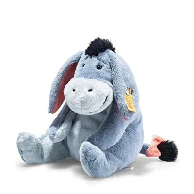 Image of Steiff 024603 Eeyore 25 blue gray sitting