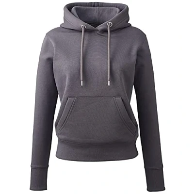 Image of Anthem Women&#039;s Hoodie Hooded Sweatshirt, Charcoal, M