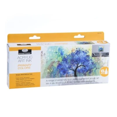 Image of Royal &amp; Langnickel Acrylic Ink 6 Primary Colors