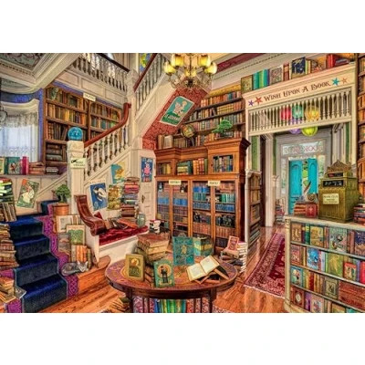 Image of Ravensburger The Fantasy Bookshop 1000 Piece Jigsaw Puzzles for Adults and Kids Age 12 Years Up