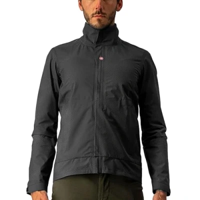 Image of CASTELLI 4521537 085 COMMUTER RFX Jacket Men&#039;s LIGHT BLACK Size XXL