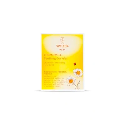 Image of Weleda Teething Granules for Baby with Chamomilla, Teething, Pain, Homeopathic Medicinal Product, Vegan, 15g