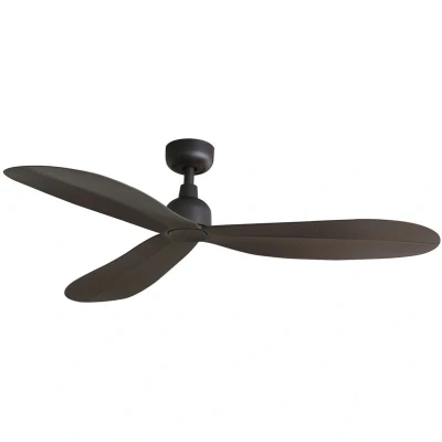 Image of Palma Medium Brown DC Ceiling Fan With IP44 Motor 6 Speed