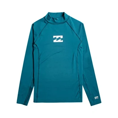 Image of BILLABONG Boys Waves All Day Ls Rash Guard Set, Blue, 10 Years EU