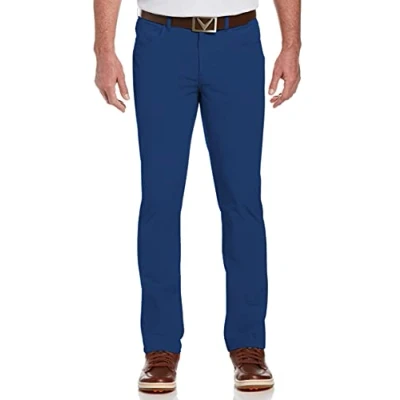 Image of Callaway Men&#039;s Everplay 5 Pocket Golf Pant (Waist Size 30 56 Big &amp; Tall) Khaki Heather