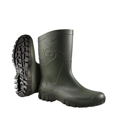 Image of DUNLOP Unisex Dee Safety Boots, Green, 6.5 UK