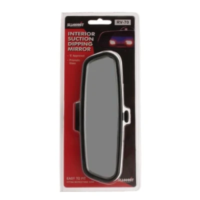 Image of Summit RV 70 Interior Dipping Rear View Mirror with Suction Pad, 19 x 6.5 centimeters