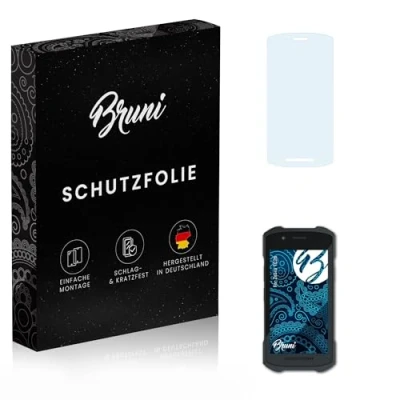 Image of Bruni Screen Protector compatible with Zebra TC26 Film, crystal clear Protective Film (2X)