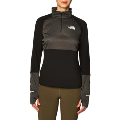 Image of THE NORTH FACE Women&#039;s Run Sweatshirt, TNFBLK/Asphalt Gryltheathr, S