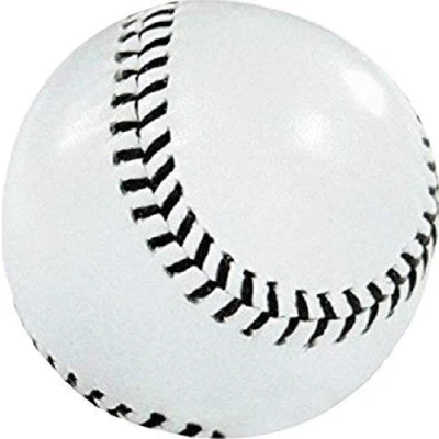 Image of Standard Rounders Ball Leather White Sports Soft Stitched Rrp£9 Uk