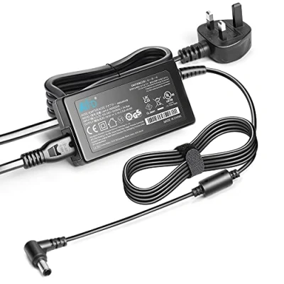 Image of LG Monitor Power Cable, KFD 19V Supply Adapter for MyView Smart 32SR50F 27SR50F UltraGear Gaming 27GS75Q 24GS60F Electronics 27MR400 B 24MR400 22MR410 32MR50C