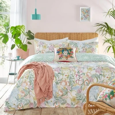 Image of furn. Taormina Floral Duvet Cover Set